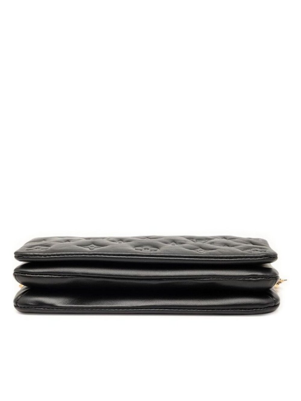 ★SOLD★ Louis Vuitton Monogram Pochette Cousin Crossbody Chain Shoulder Bag Noir - Picture 3 of 5